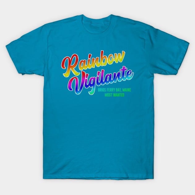 Rainbow Vigilante T-Shirt by KWebster1
